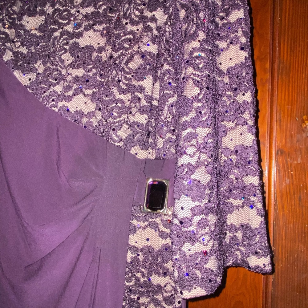 Purple mother of the bride or groom dress